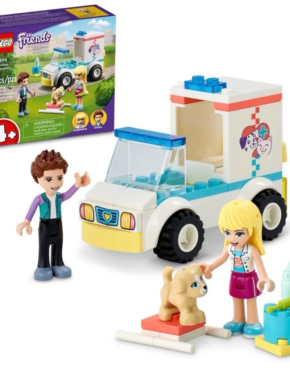 NWT Lego Friends Sets: Pet Clinic Ambulance & Vet Clinic Rescue Buggy (set of 2)